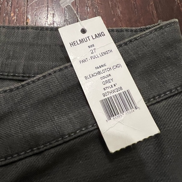 NWT Helmut Lang grey skinny jeans - Picture 4 of 16